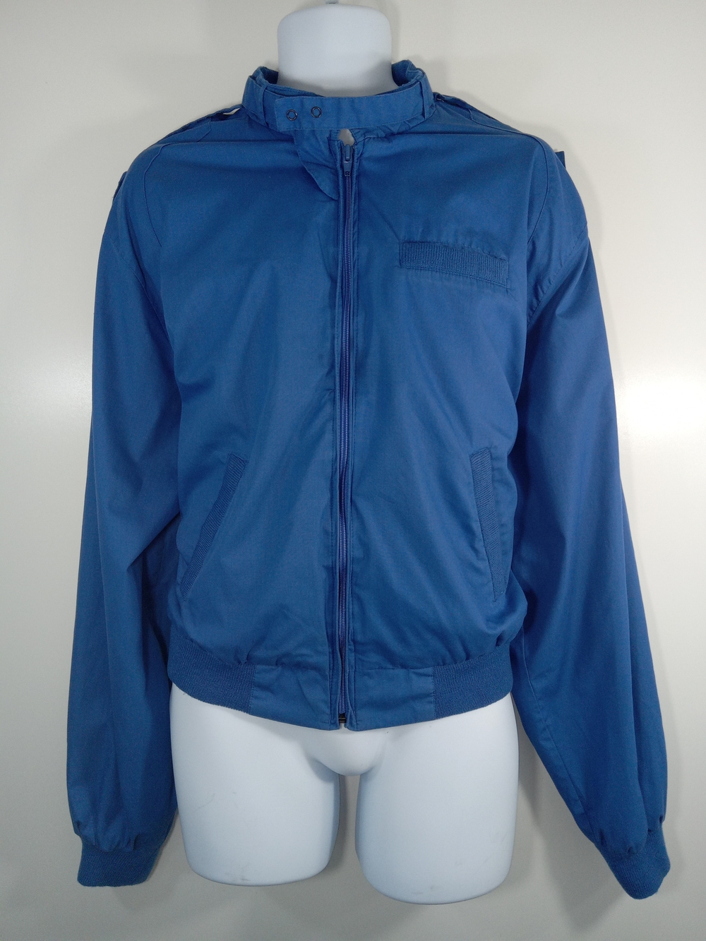 Vtg Knightsbridge Men's Lightweight Blue Zip-Up Jacket